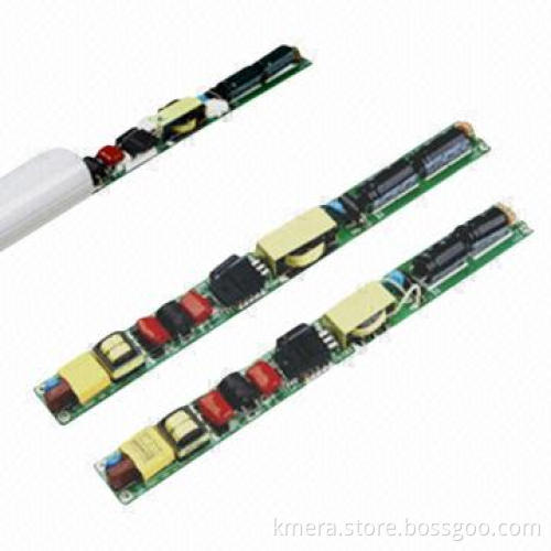 Green LED Driver for Tubes T8/T10, Isolated Design, Naked PCB, with 90-264V Input and 27-65V Output